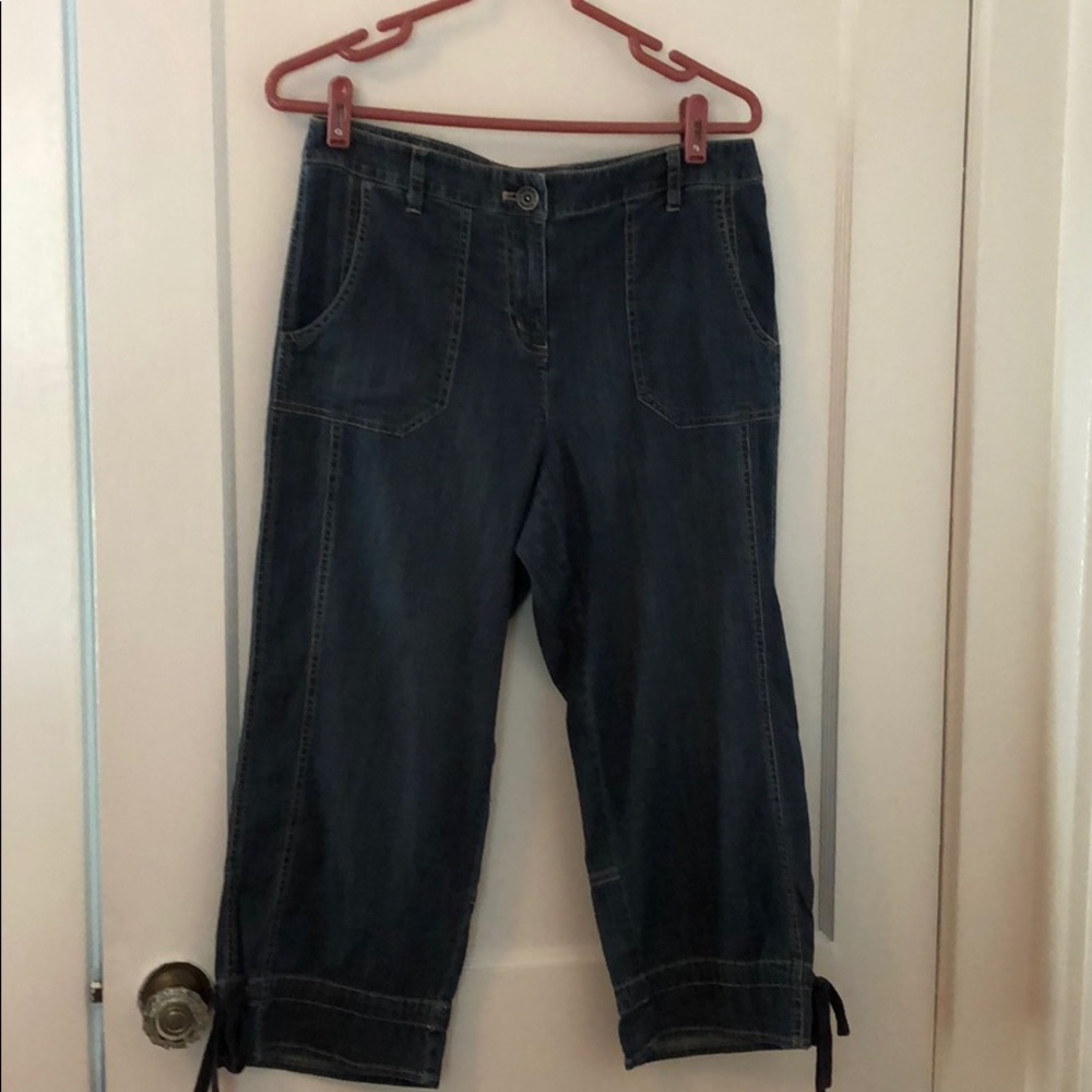 Nine West & Co Lightweight Denim crops 8